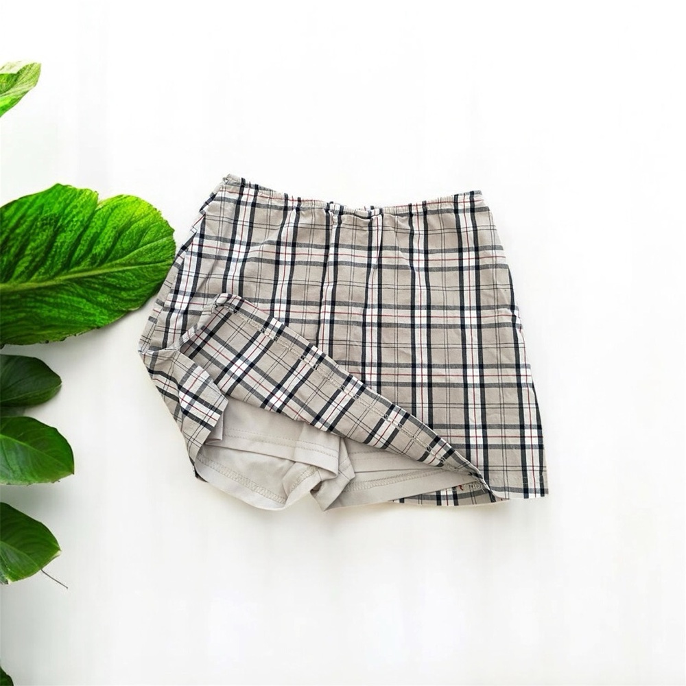 Vintage Y2K Plaid Madison Micro Mini Skort - Picture 2 of 4